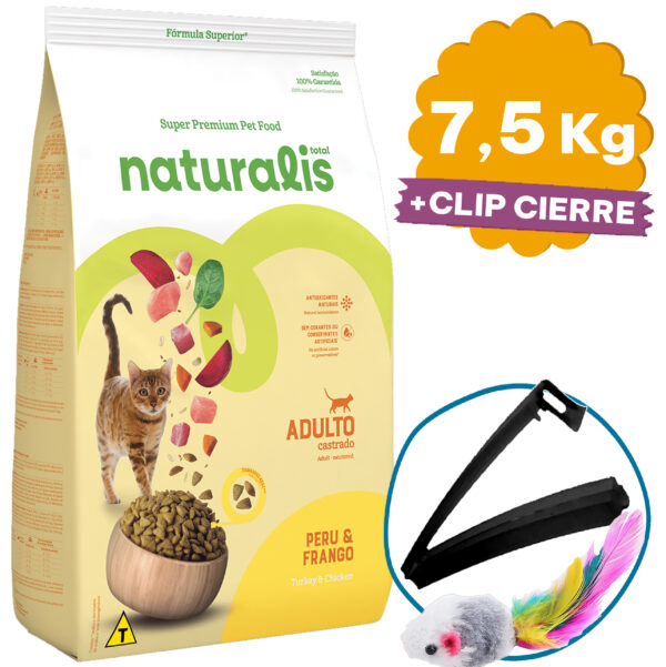 Naturalis Gato Adulto Castrado 7,5 Kg - Imagen 2