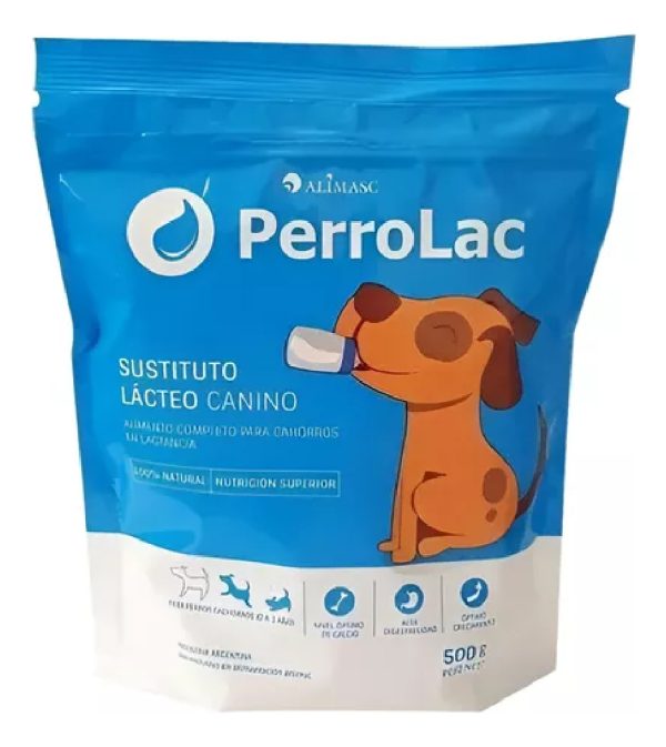 Sustituto Lácteo Perros Cachorros Perrolac 500 G