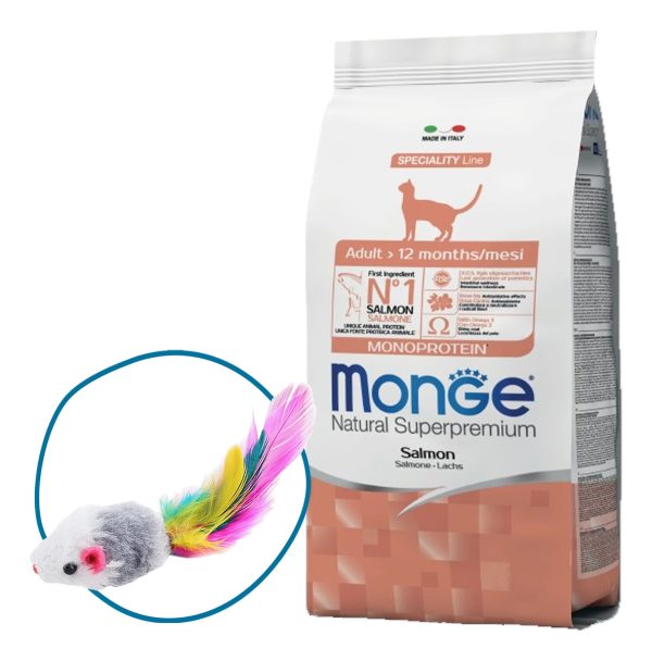 Monge Monoprotein Gato Adulto Sabor Salmón 1,5 Kg