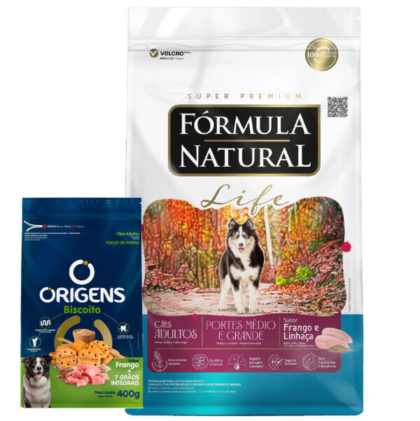 Formula Natural Life Adulto Mediano y Grande 15 Kg