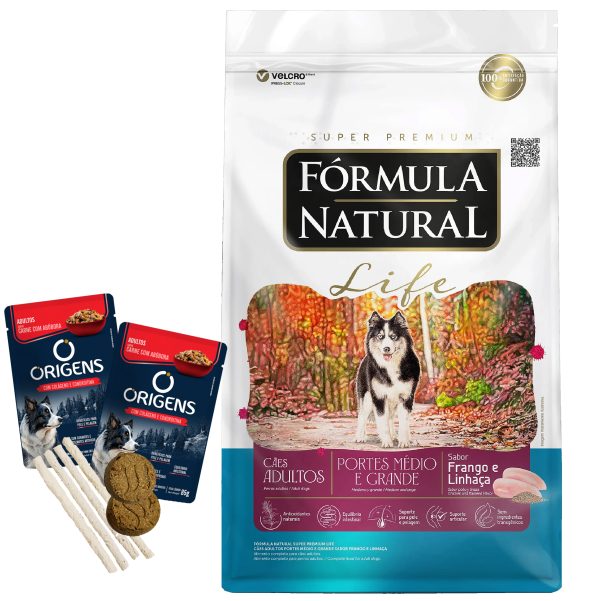 Formula Natural Life Adulto Mediano y Grande 15 Kg