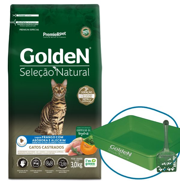 GoldeN Seleccion Natural Gato Castrado 10.1 kg