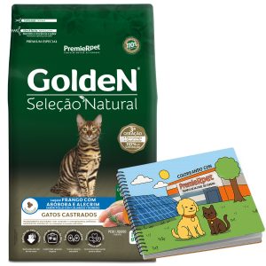 Golden Selección Natural Gato Adulto Castrado Pollo Calabaza y Romero 10,1 kg