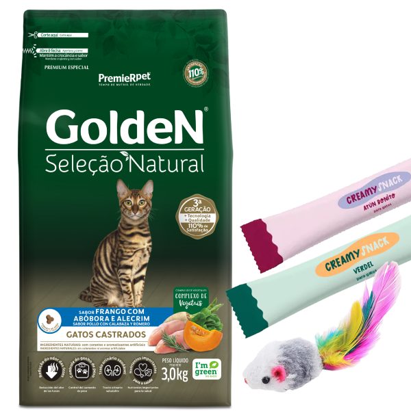 GoldeN Seleccion Natural Gato Castrado 3 kg
