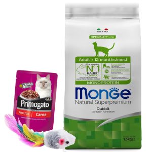 Monge Monoprotein Gato Adulto Sabor Conejo 1,5 Kg
