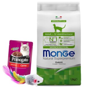 Monge Monoprotein Gato Adulto Conejo 1,5 kg