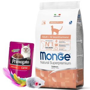Monge Monoprotein Gato Adulto Sabor Salmón 1,5 Kg