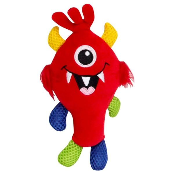 Juguete Peluche Monstruo Rojo Con Sonido Pawise