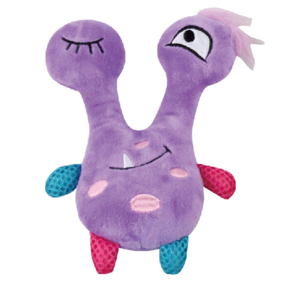 Juguete Peluche Monstruo Violeta Con Sonido Pawise