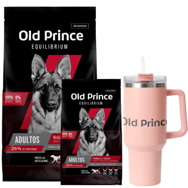 Old Prince Equilibrium Adulto Mediano Y Grande 23 Kg (20 + 3)