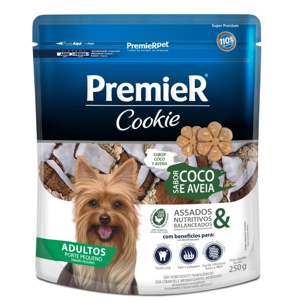 Galletas PremieR Raza Pequeña Coco y Avena 250 gr