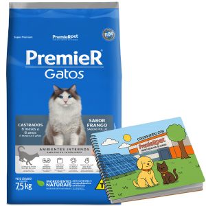 Premier Ambientes Internos Gato Castrado 7.5 kg