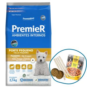 Premier Perro Cachorro Raza Pequeña Pollo y Salmón 2,5 kg