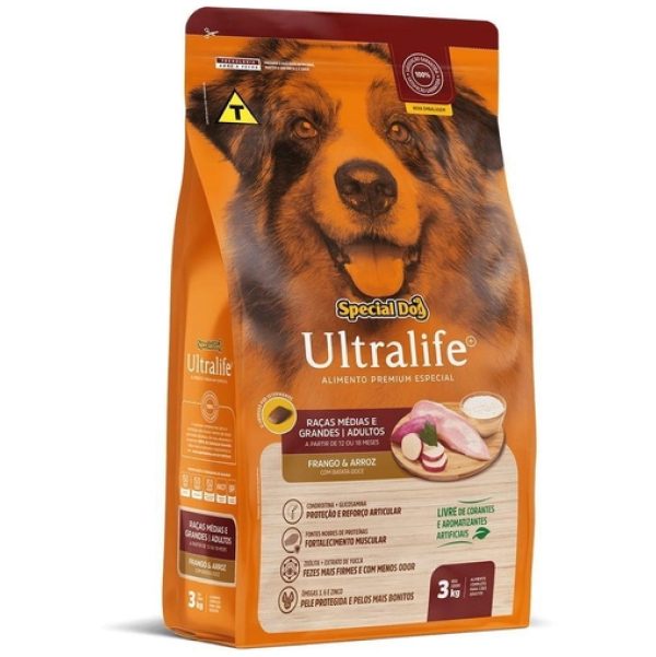 Special Dog Ultralife Perro Adulto Mediano Y Grande 3 Kg