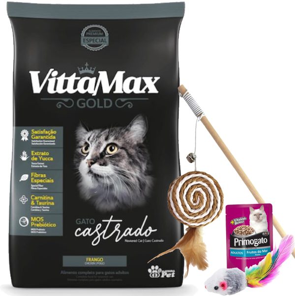 Vittamax Gato Castrado Sabor Pollo 10 Kg