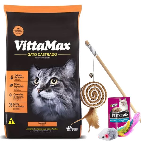 Vittamax Gatos Castrados Salmón 10 Kg
