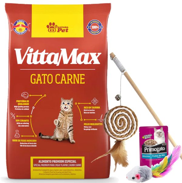 Vittamax Gato Adulto Sabor Carne 10,1 Kg