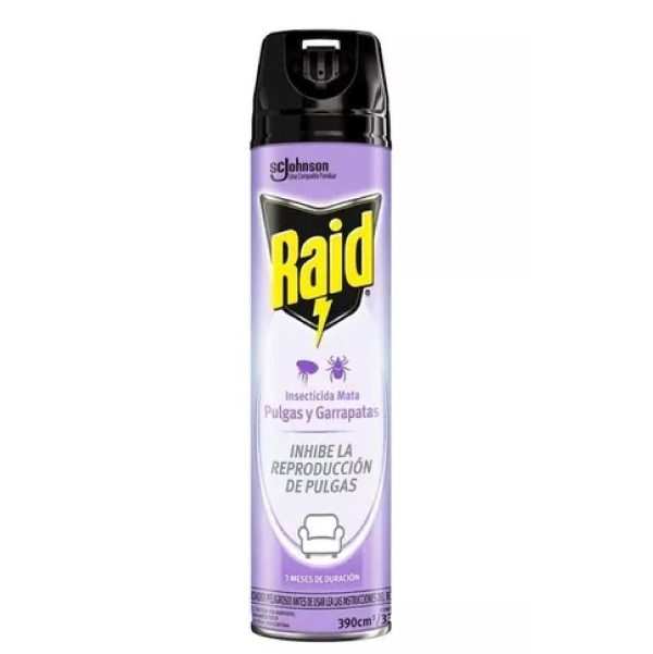 Raid Mata Pulgas Y Garrapatas 360 Ml