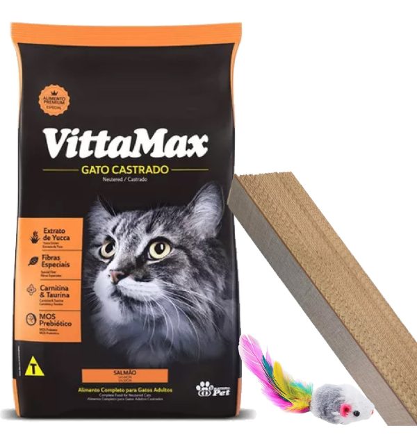 Vittamax Gatos Castrados Salmón 10 Kg