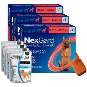 Antipulgas Antigarrapas Nexgard Spectra 30-60 Kg Caja X3