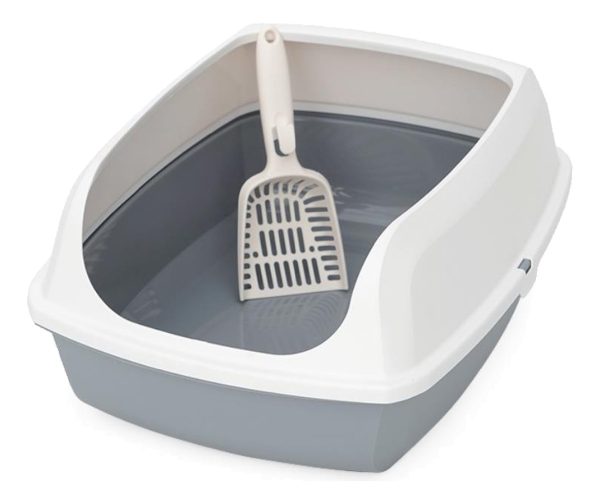 Bandeja Sanitaria Con Borde Gris Chica Incr. (CE-023)