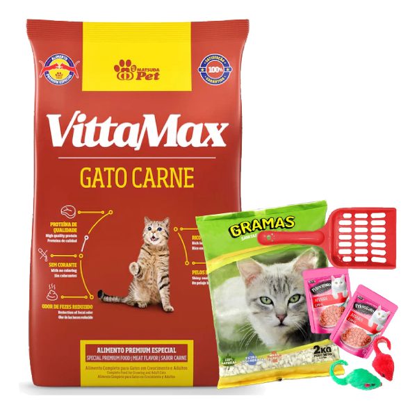Vittamax Gato Adulto Sabor Carne 10,1 Kg