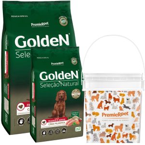 Golden Selección Natural Perro Cachorro Pollo y Arroz 13 kg (10 + 3)
