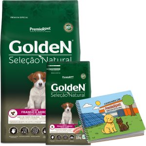 Golden Selección Natural Perro Cachorro Raza Pequeña Pollo y Arroz 13 kg (10 + 3)