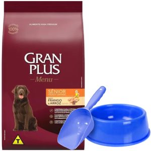 Gran Plus Menú Perro Senior Raza Mediana Pollo y Arroz 15 kg