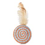 Juguete De Gato De Sisal Con Pluma Pet Supplies Incr. - Espiral