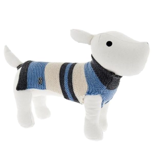 Polera De Punto 43cm Azul Ferribiella