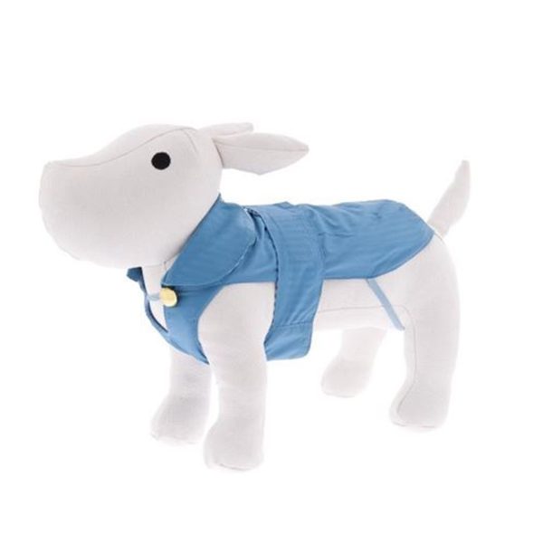 Capa Impermeable Con Lana Staccabile 20cm Azul Ferribiella
