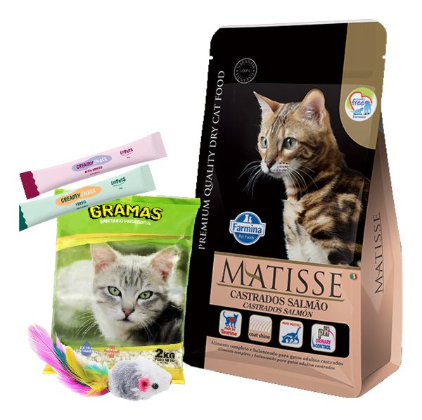 Alimento Matisse Gato Adulto Castrado Salmón 7,5 Kg + Obs - Imagen 2