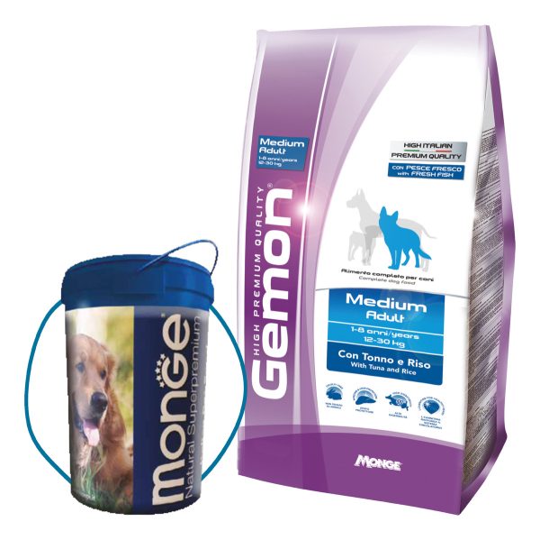 Gemon High Premium Perro Adulto Mediano Atún 20 Kg