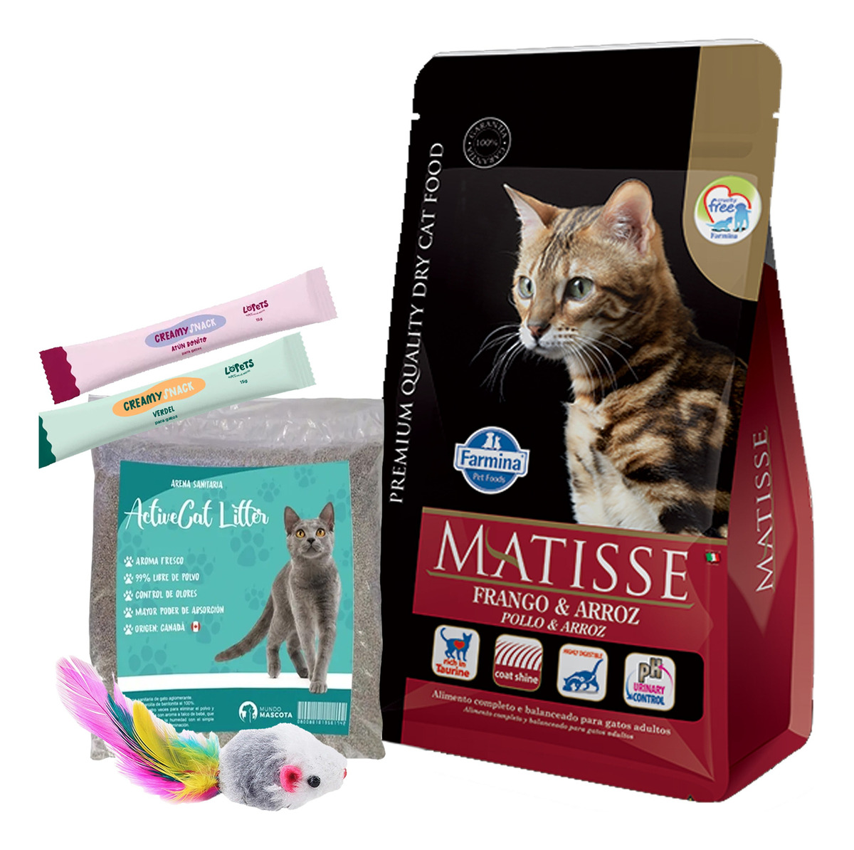 Alimento Matisse Gato Adulto Pollo Y Arroz 7,5 Kg + Obsequio