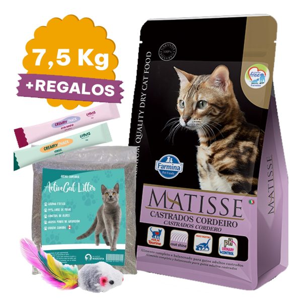 Alimento Matisse Gato Castrado Cordero 7,5 K - Imagen 2