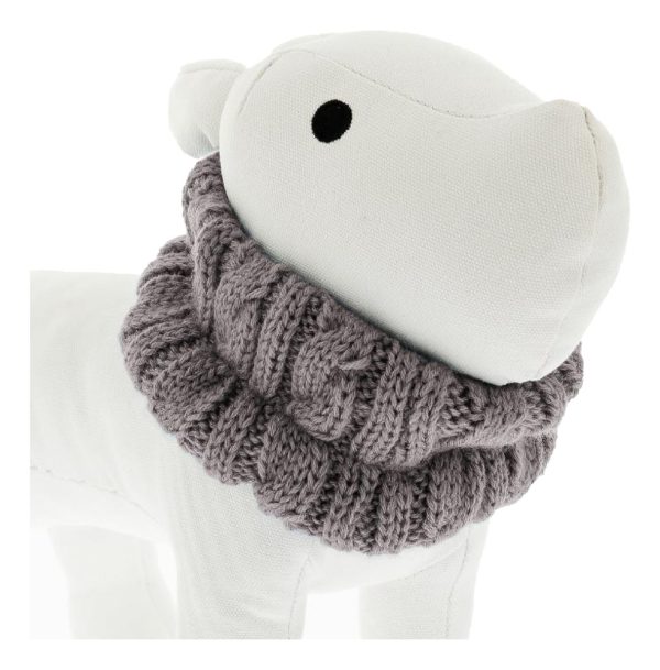 Bufanda Cuello Reversible Gris/Rosado Ferribiella