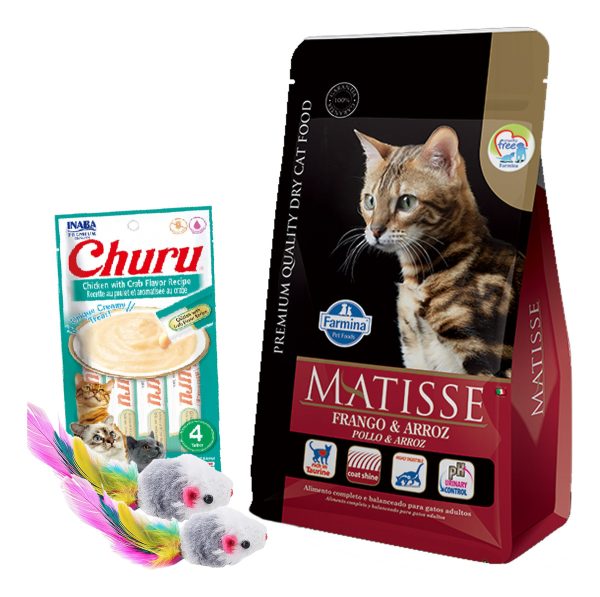 Alimento Matisse Gato Adulto Pollo Y Arroz 7,5 Kg + Obsequio
