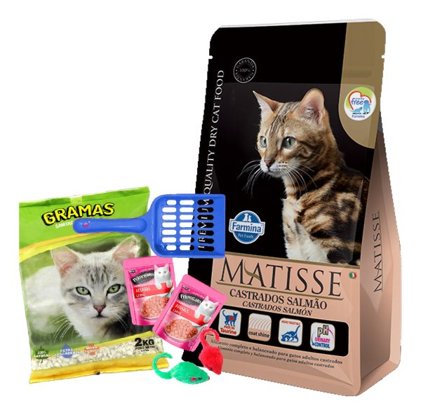 Alimento Matisse Gato Adulto Castrado Salmón 7,5 Kg