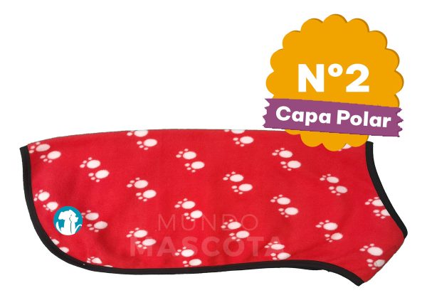 Capa Polar Ajustable Perro O Gato / Talle 2 - Imagen 2