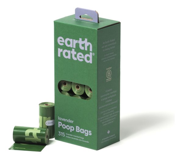 Bolsas Biodegradables Earth Rated Lavanda -21 Rollos