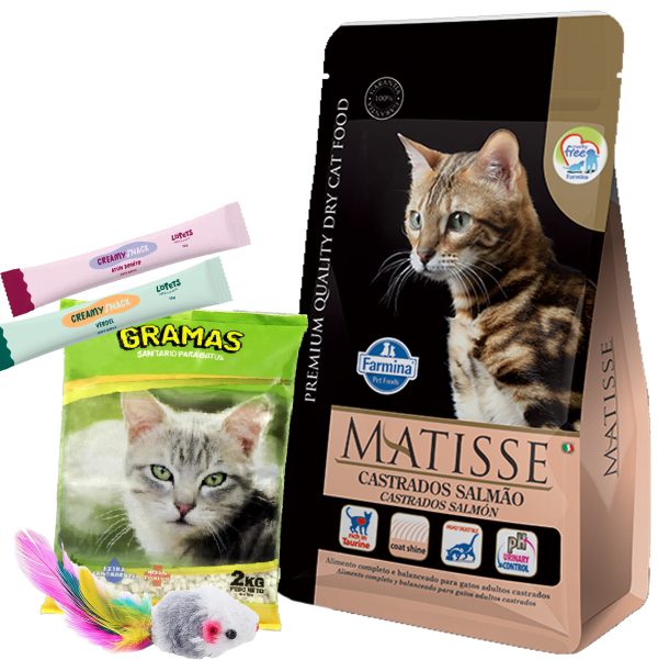 Matisse Gato Adulto Castrado Sabor Salmón 7,5 Kg