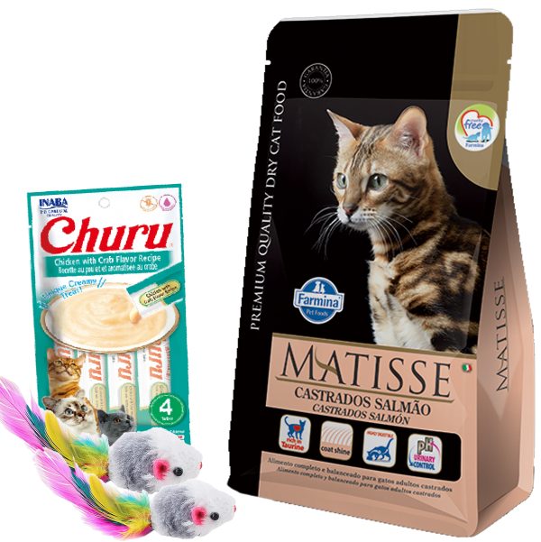 Matisse Gato Adulto Castrado Sabor Salmón 7,5 Kg