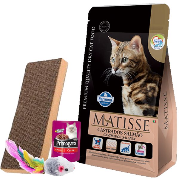 Matisse Gato Adulto Castrado Sabor Salmón 7,5 Kg