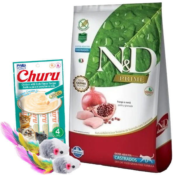 N&D Prime Gato Adulto Castrado 7,5 Kg