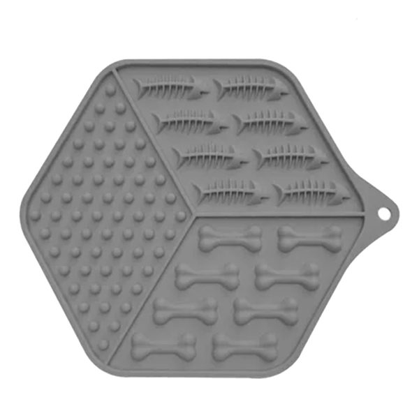 Alfombrilla De Lamer Para Mascotas Hexagonal Lili Mascotas - Imagen 3