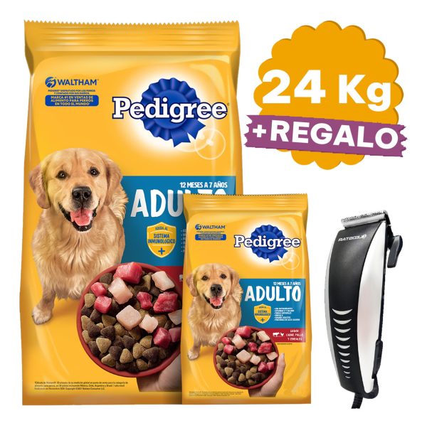 Pedigree Adulto Carne Pollo Y Cereales 21 Kg + Obsequio