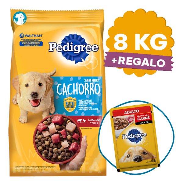Comida Pedigree Perro Cachorro Sano Crecimiento 9 Kg - Imagen 2