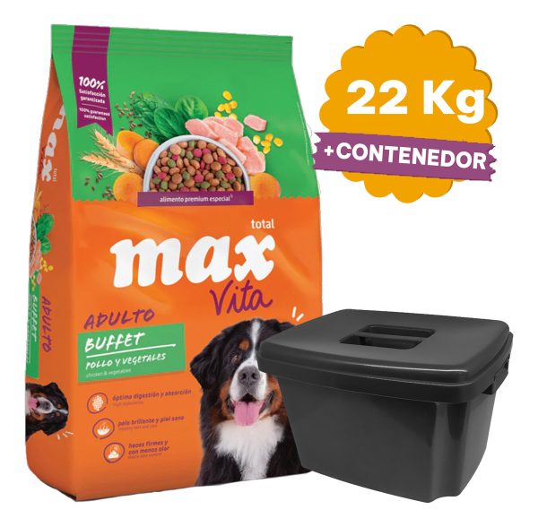 Alimento Max Buffet Perro Adulto 22 Kg + - Imagen 2