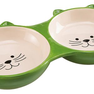 Comedero Bebedero Para Gatos De Ceramica Izar Ferplast